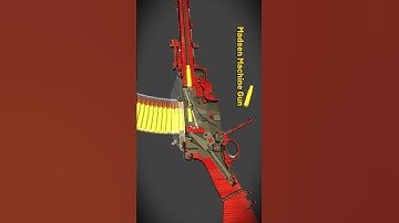 Madsen Machine Gun Working Animation  #shortvideo