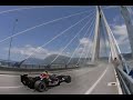 Red Bull F1 &amp; Mark Webber Crossing the Rio-Antirrio Bridge in Greece