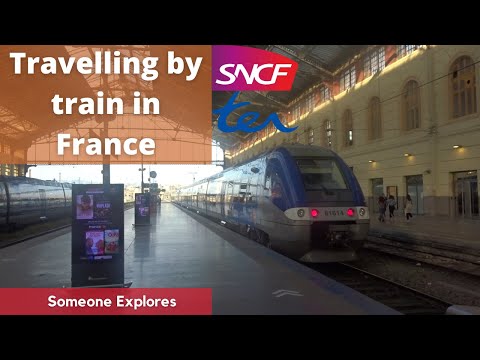 How to travel BY TRAIN across France with SNCF! | Nimes to Marseille on TER