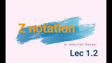 FM z notation Lec 01-2
