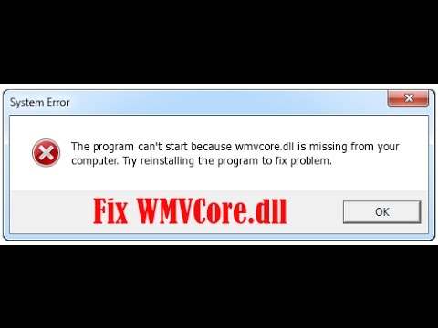 wmvcore.dll windows 7 gratuit