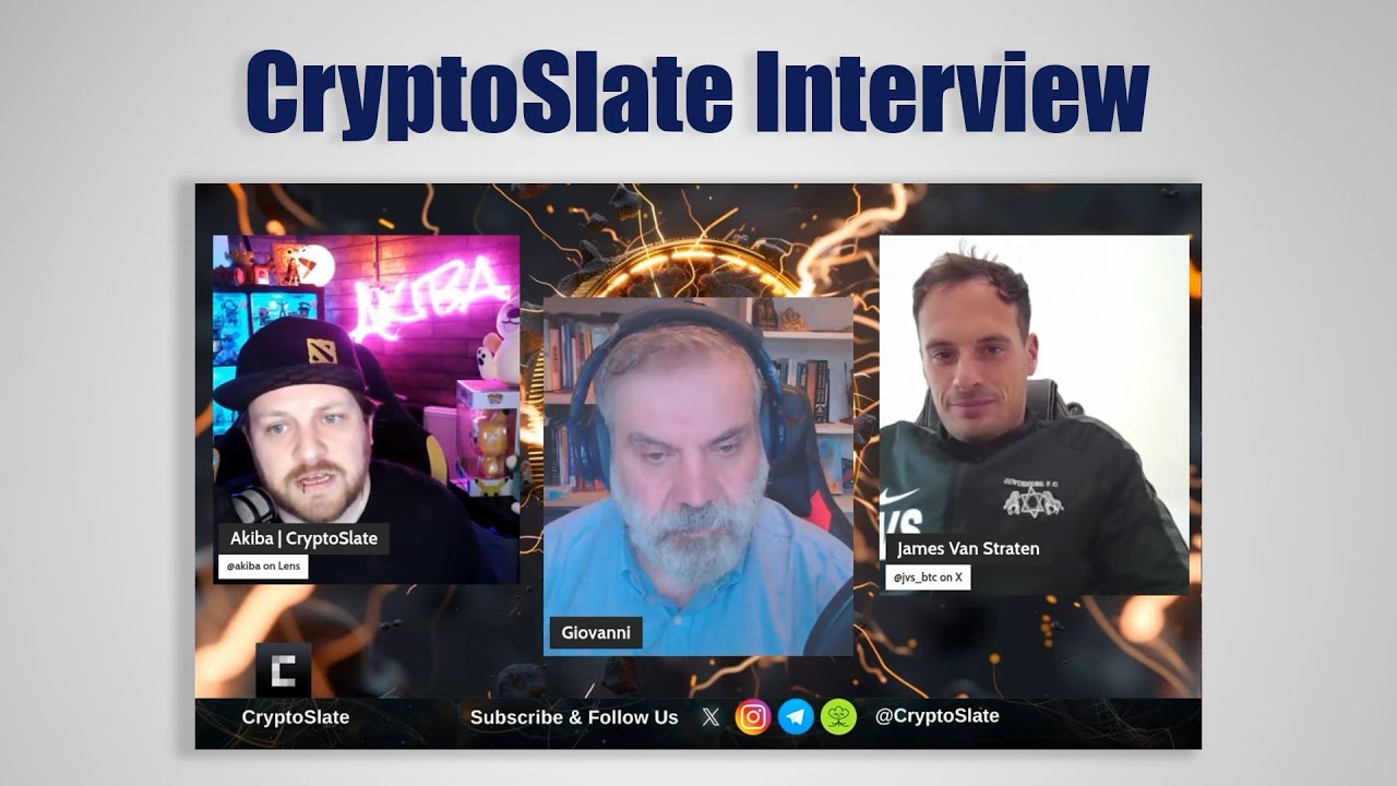 Giovanni's Interview by CryptoSlate, answering criticisms to the Power ...