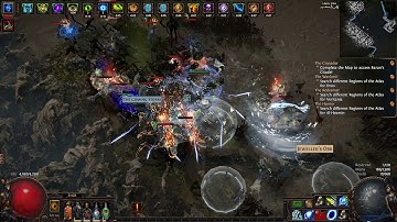 Path of Exile 3.9.0c 5th Watchstone  full playthough  (Baran, the Crusader at T6 Leyline)