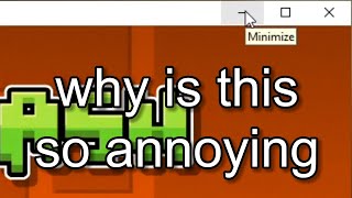 lag on minimize patch - improving gd #1
