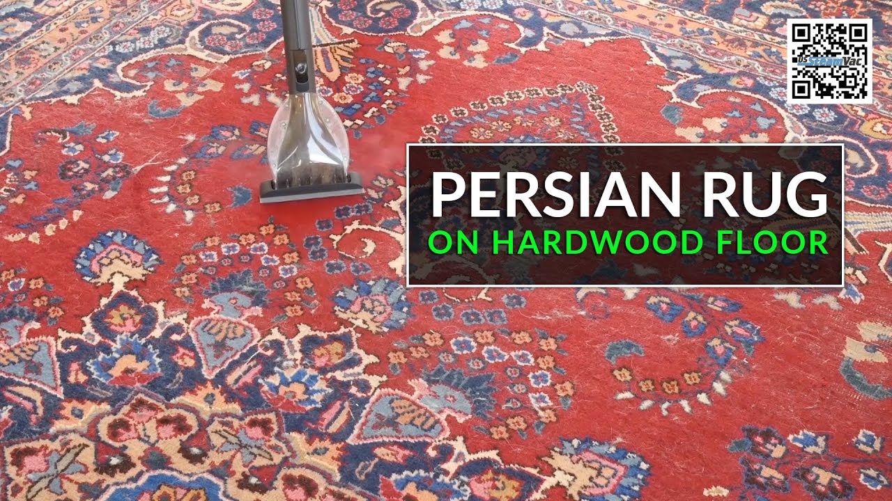 Persian Rug On Hardwood Floor