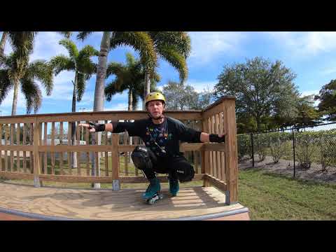 How to front side slide on roller skates!