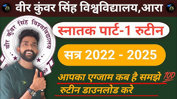 Vksu Part 1 Exam Routing को कैसे समझे । Vksu Part 1 Admit card session 2022-25 download @SK_Jha_Sir
