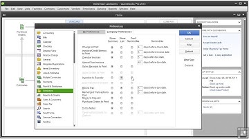 15 01 Setting Up For Inventory | Quickbooks pro 2013