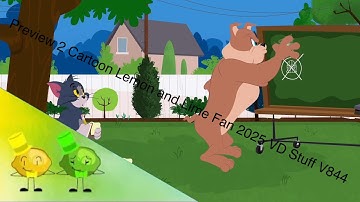 Preview 2 Cartoon Lemon and Lime Fan 2025 VD Stuff V844