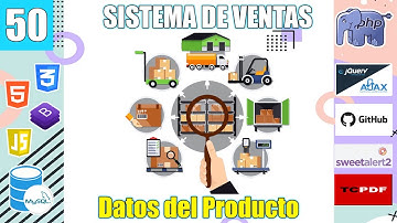 50 Cargar DATOS DE PRODUCTO con TABLAS RELACIONADAS del Sistema de Ventas con (PHP y MySql)FullStack