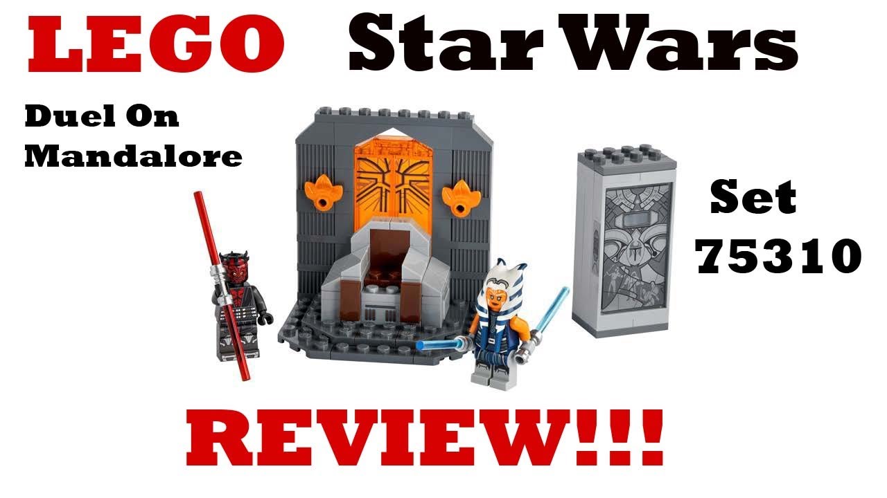 LEGO Star Wars Duel on Mandalore REVIEW Set 75310