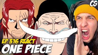 SHANKS VS BARBA BRANCA!!! QUE ENCONTRO INSANO! - React One Piece EP 316