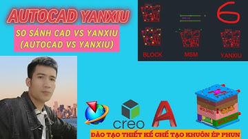 AUTOCAD YANXIU 3 CÁCH CHÈN BLOCK VÀO BẢN VẼ|MOLDPRO CREO NX AUTOCAD YANXIU MOLD MOULD KHUÔN ÉP PHUN