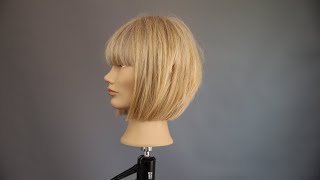 LEARN how to cut a LAYERED CLASSIC A-LINE BOB tutorial by Ben Brown