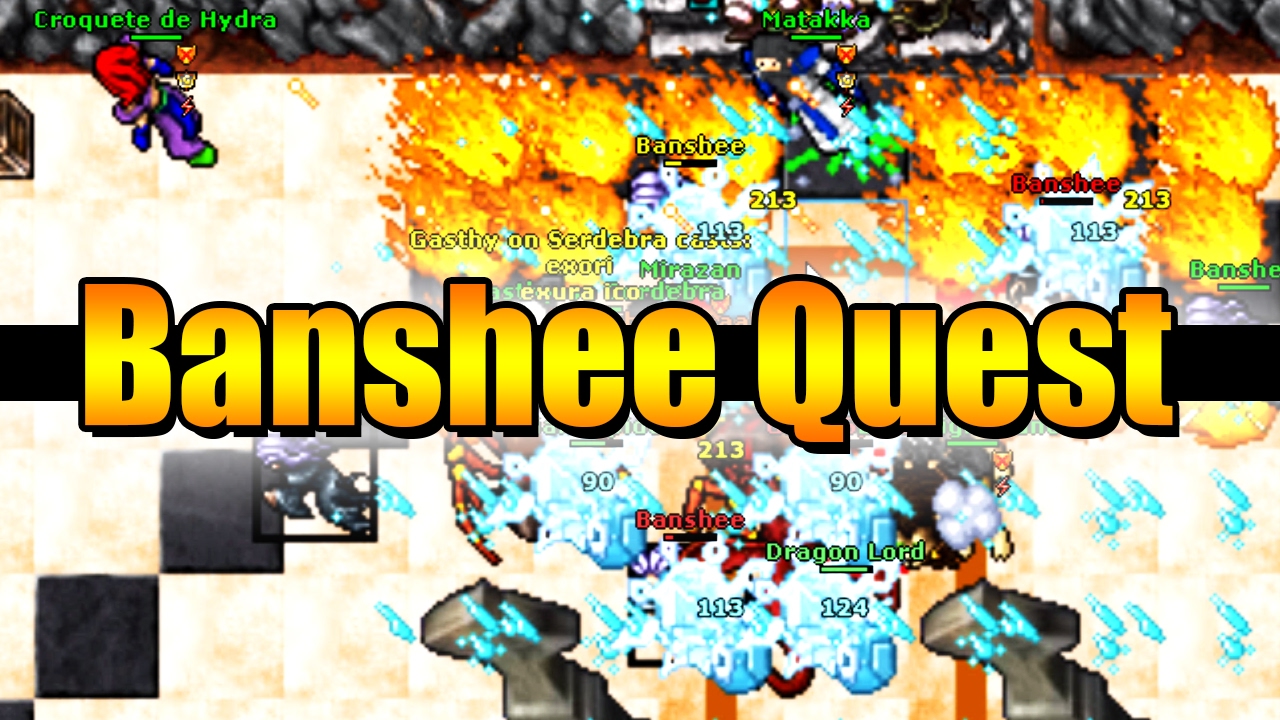 [TIBIA] BANSHEE QUEST COMPLETA SERDEBRA - #191 - YouTube