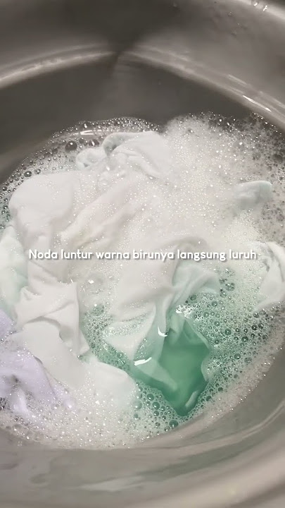 Cara menghilangkan noda luntur pada baju #tips #tipsandtricks #washing #lifehacks #cleaninghacks
