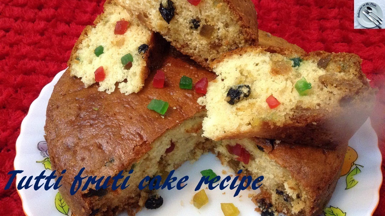 Tutti fruity cake recipe fruit cake in hindi DOTP Ep (342