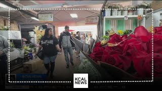 California Flower Mall gears up for the Valentine's Day rush