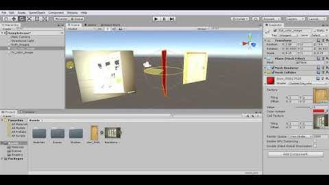 Unity : Unlit texture and double sided shader