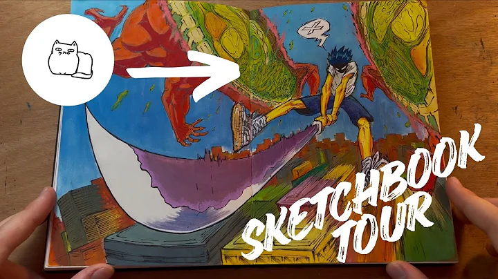 Sketchbook Tour (My first Youtube video)