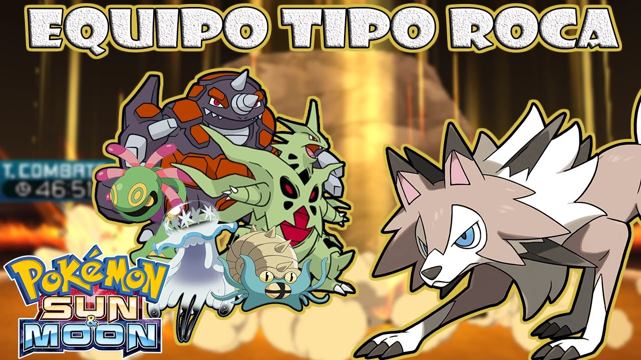 ★POKEMON SOL Y LUNA MONO TIPO #8/ EQUIPO TIPO ROCA/ LYCANROC OP★ - YouTube
