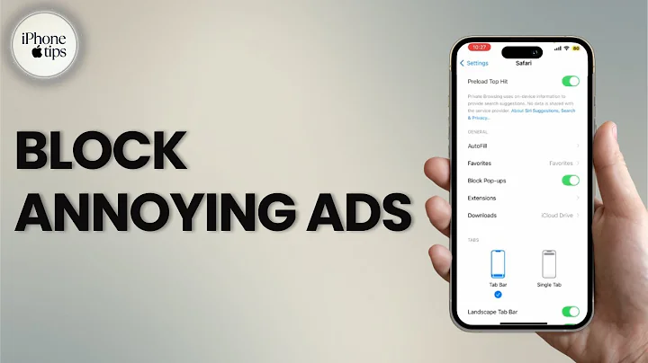 How to Stop Annoying  Advertisement on iPhone