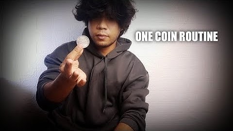 ONE COIN ROUTINE IDEA ( Pure Sleight of Hands) / WHITEVERSE CHANNEL