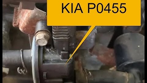 How to Fix a KIA P0455 Code: Evaporative Emission Control System Leak Detected (gross leak)