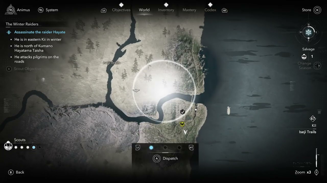 How to Assassinate the Raider Hayate in The Winter Raiders Quest in Assassin's Creed Shadows