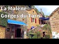Ref:iR06vpvVLPw [4k] la mal�ne, gorges du tarn france travel guide best views, stone bridge &amp; village walks