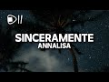 Annalisa - Sinceramente (Testo/Lyrics) Sto lasciando dei chiari di luna indietro e tu non sei legger