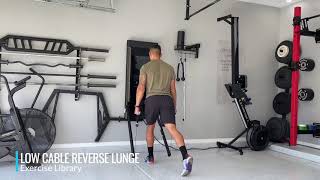 Low Cable Reverse Lunge