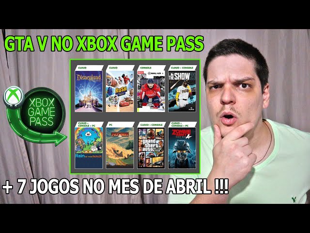 GTA V' e outros jogos vão ficar disponíveis no Xbox Game Pass