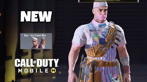 *NEW* Unlocking Ajax - Ice Cream Man Skin in COD Mobile!!! - Tier 10 BP Reward | Milton37LiveCODM
