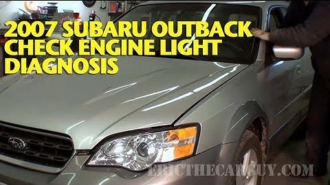 2007 Subaru Check Engine Light Diagnosis -EricTheCarGuy
