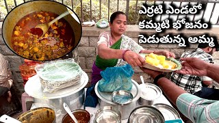 Hyderabad Famous Hard Working Women | Sales Cheapest Meals Unlimited food | full Rush Famous Aunty