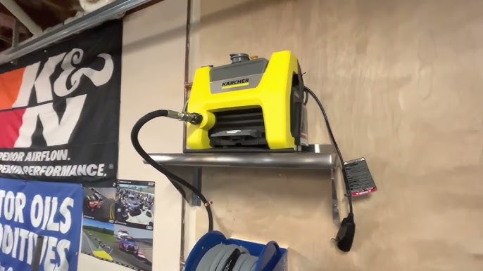 Pro Pressure Washer Wall Mount Shelf & Reel System - Griot's Garage