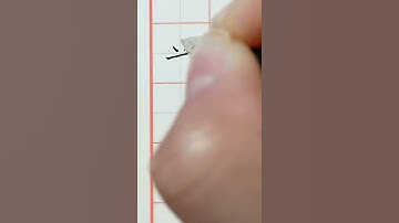 Writing Chinese Character of Rice 米