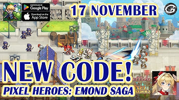 NEW CODE Pixel Heroes: Emond Saga Giftcode & Redeem Code 17 November - Mobile Game (Android/IOS)