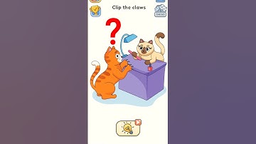 Cut the Claws! 😲✂️ | DOP 5 Level 64 Funny Puzzle #cat #shorts #viral