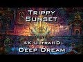 Trippy Sunset 4K - Psychedelic DeepDream Temple Relaxation Trip UltraHD