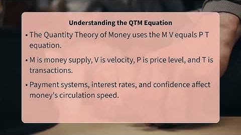 What Is the Velocity of Money in QTM?