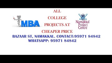Project Centre at Namakkal