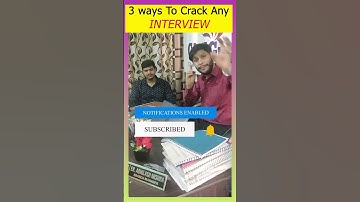 how to crack every interview #shorts #interview #tips #youtubeshorts