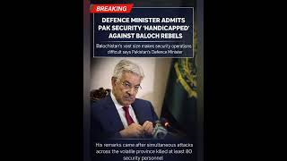 Pakistan security Handicapped against Baloch Rebels#breakingnews #worldnews