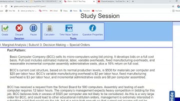 CMA USA PART 2, Unit 10 Subunit 3,4,5,6 Marginal Analysis Decision Making