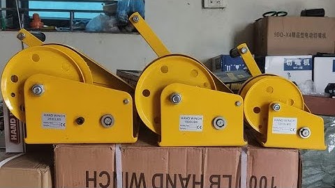 tời quay tay tự khoá. tời rạp sự kiện. tời kéo gỗ. tời chế xe nâng tời đa năng #tời_tự_hãm #tời