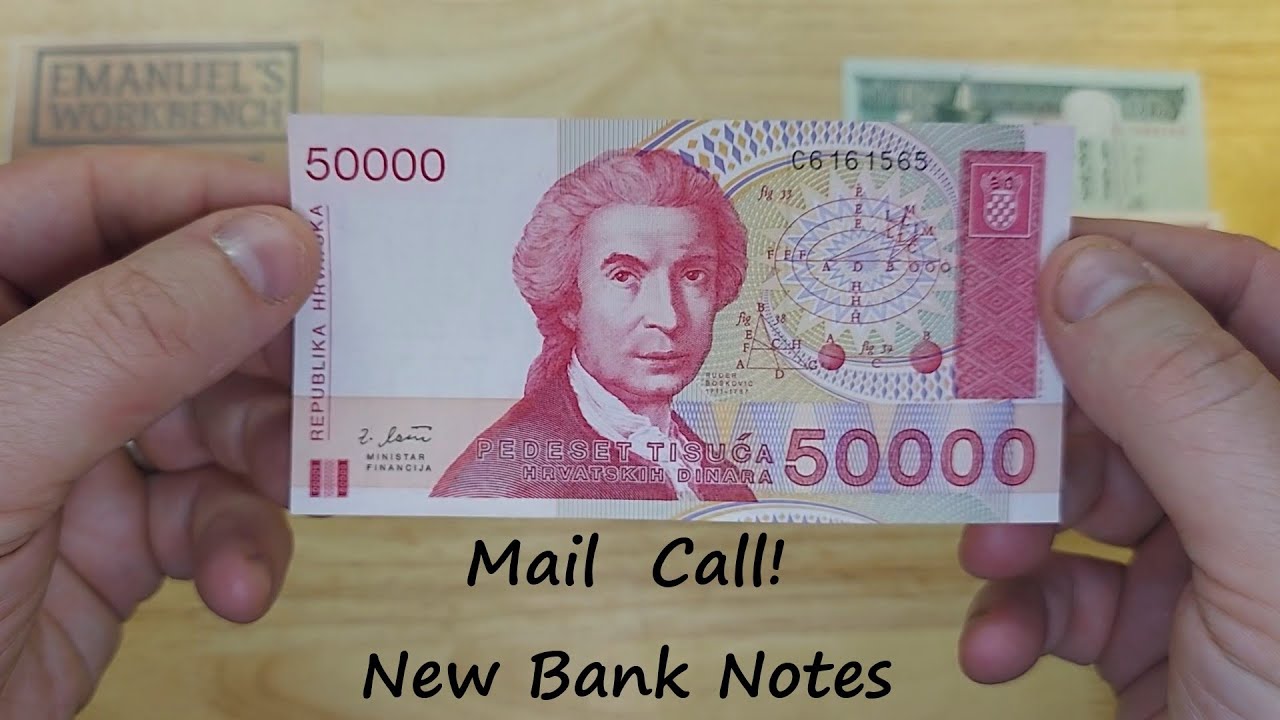 Mail Call! New International Bank Notes - YouTube