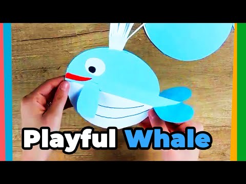 How to Make paper Whale - Easy Craft