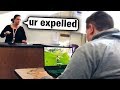 teacher CAUGHT kid playing fortnite in class.. (EXPELLED)